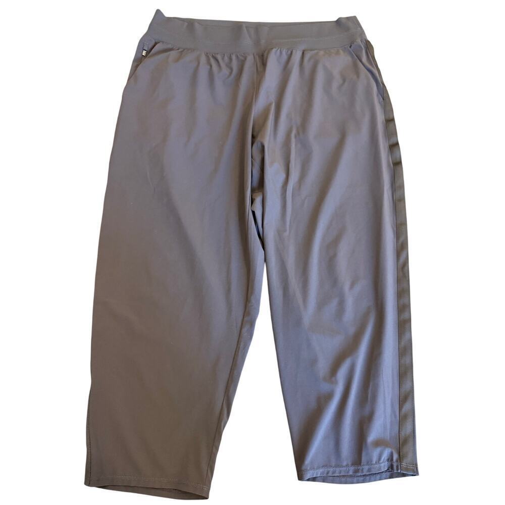 ATHLETA Brown Cropped Jogger Athleisure Workout Pant Women size 18